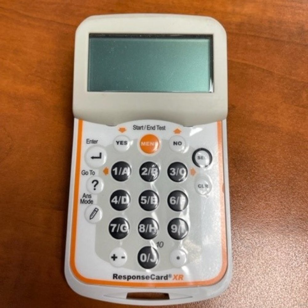 RCXR-01 Turning Point Response Card XR Clicker With User's Guide
